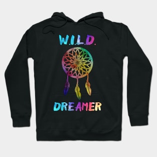 WILD Dreamer Lucid Dreaming Psychedelic Dreamcatcher Hoodie